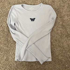 Light blue long sleeve shirt